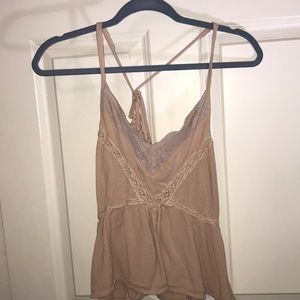 Rose pink American eagle tank top blouse